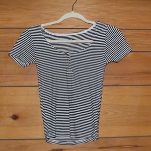 Trendy Striped American Eagle Shirt